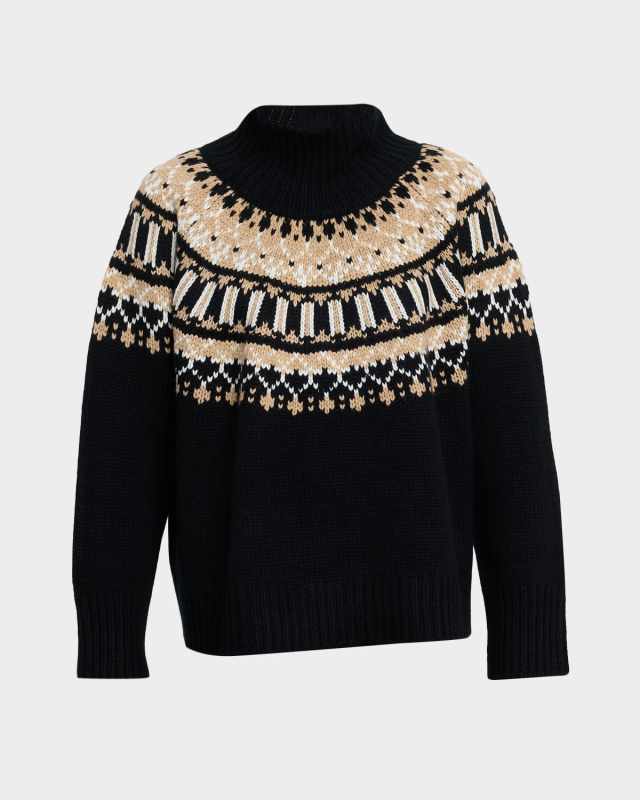 Scottie Slouchy Fair Isle Cashmere Sweater